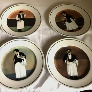 GUY BUFFET Sommelier Dinner / App Plates Set of 4